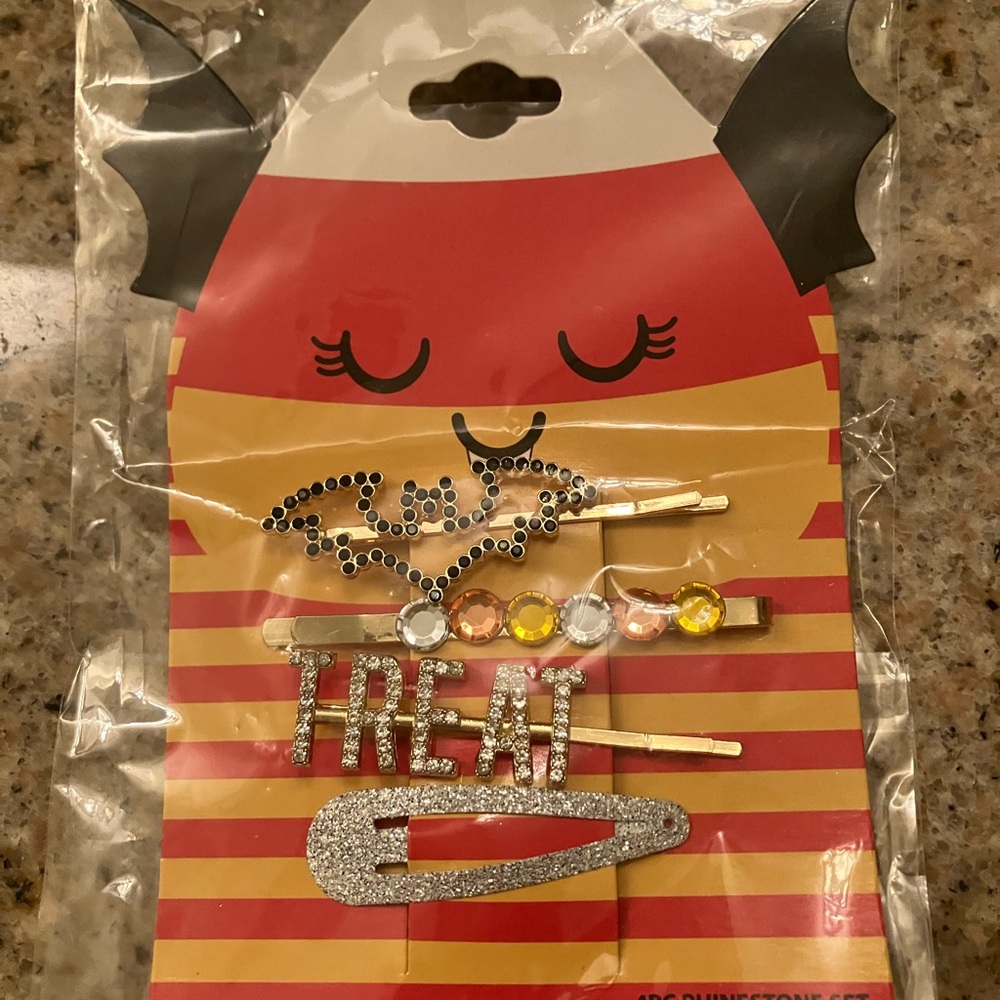 Halloween  treats Hair Clip Set